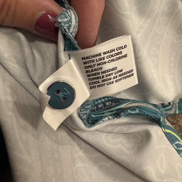 Lady Hagen Skort Womens 4 Green Paisley Stretch Tennis Pickleball Golf Athletic - Picture 5 of 8